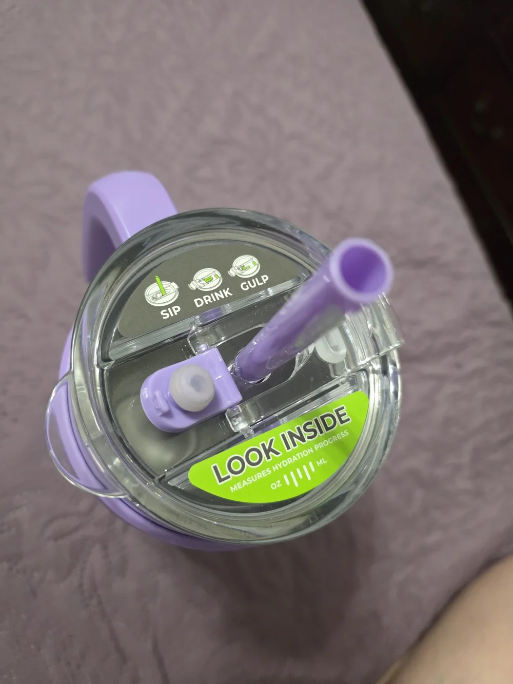 Reduce Lavender Cold1 Insulated Tumbler with Handle - Lavender